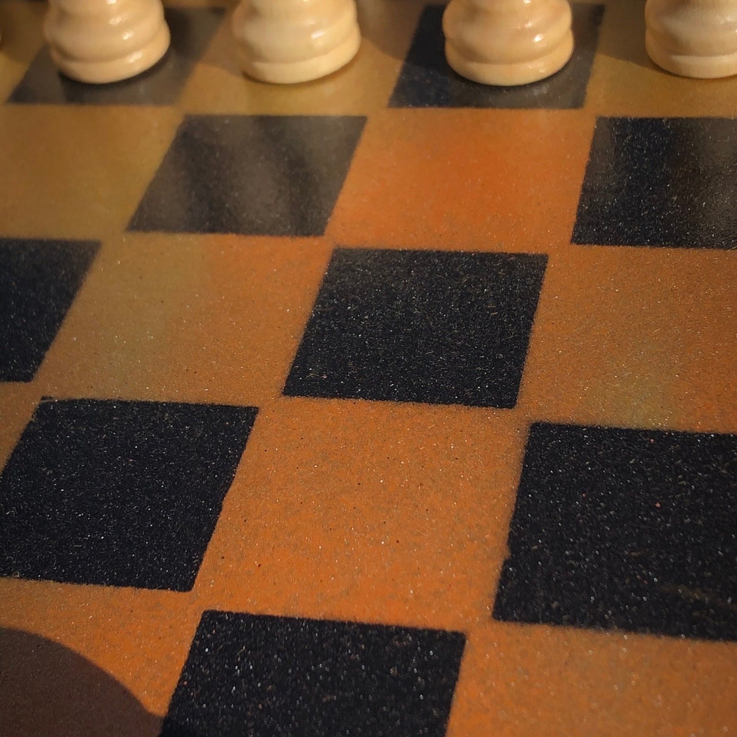 Chess Set - Sunset Orange