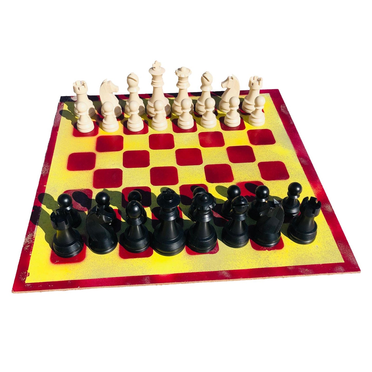 Large Chess Set - USC Colors