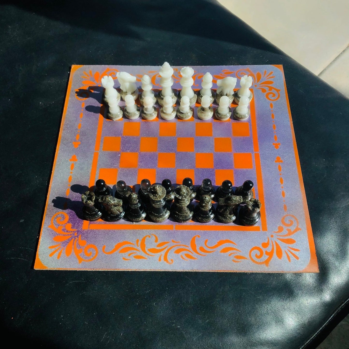 Chess Set - Orange Space