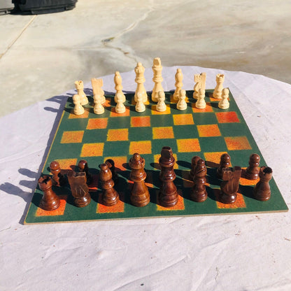 Chess Set - Sunset Green