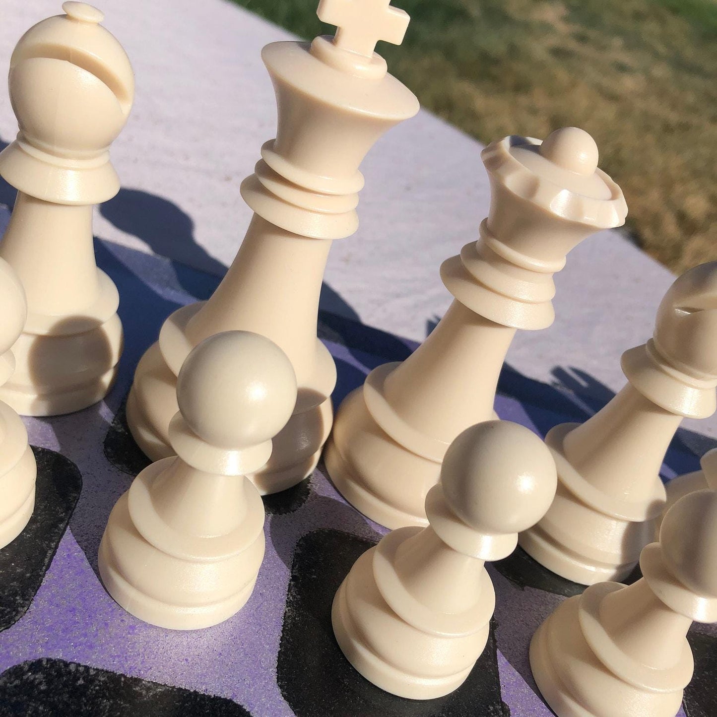 Large Chess Set - Light Purple