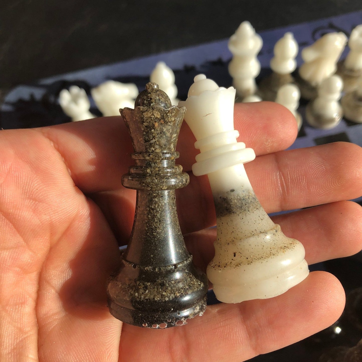 Chess Set - Drizzling Blue