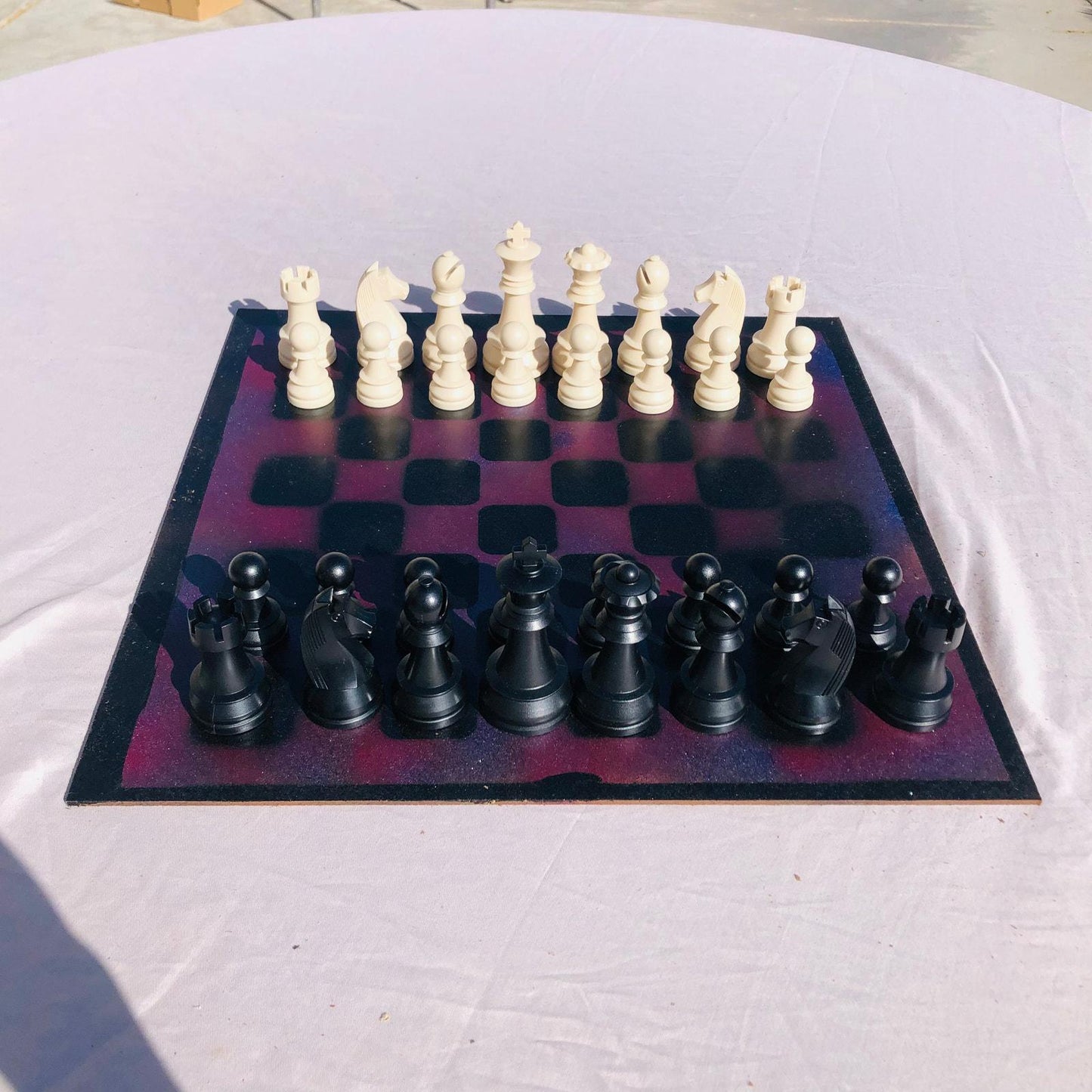 Large Chess Set - Mystic Purple