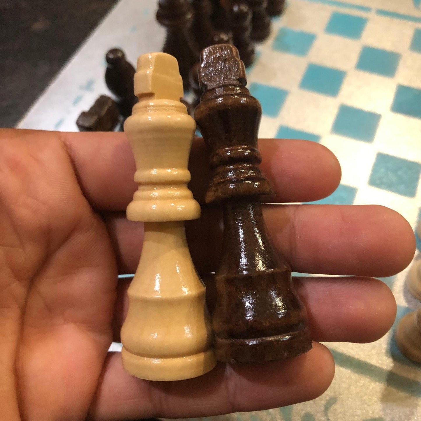 Chess Set - Gold Mint