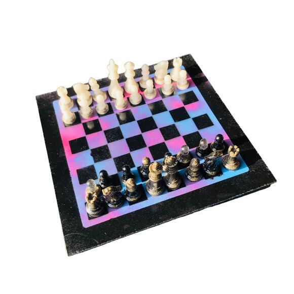 Chess Set - Purple Royal