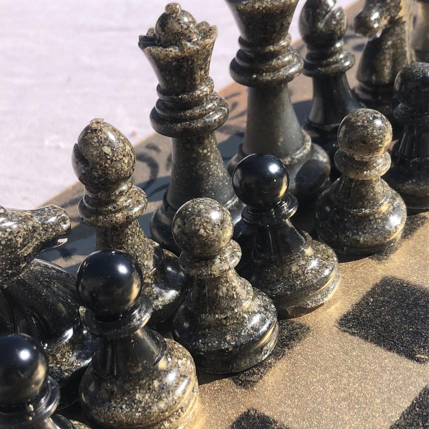 Chess Set - Black & Gold