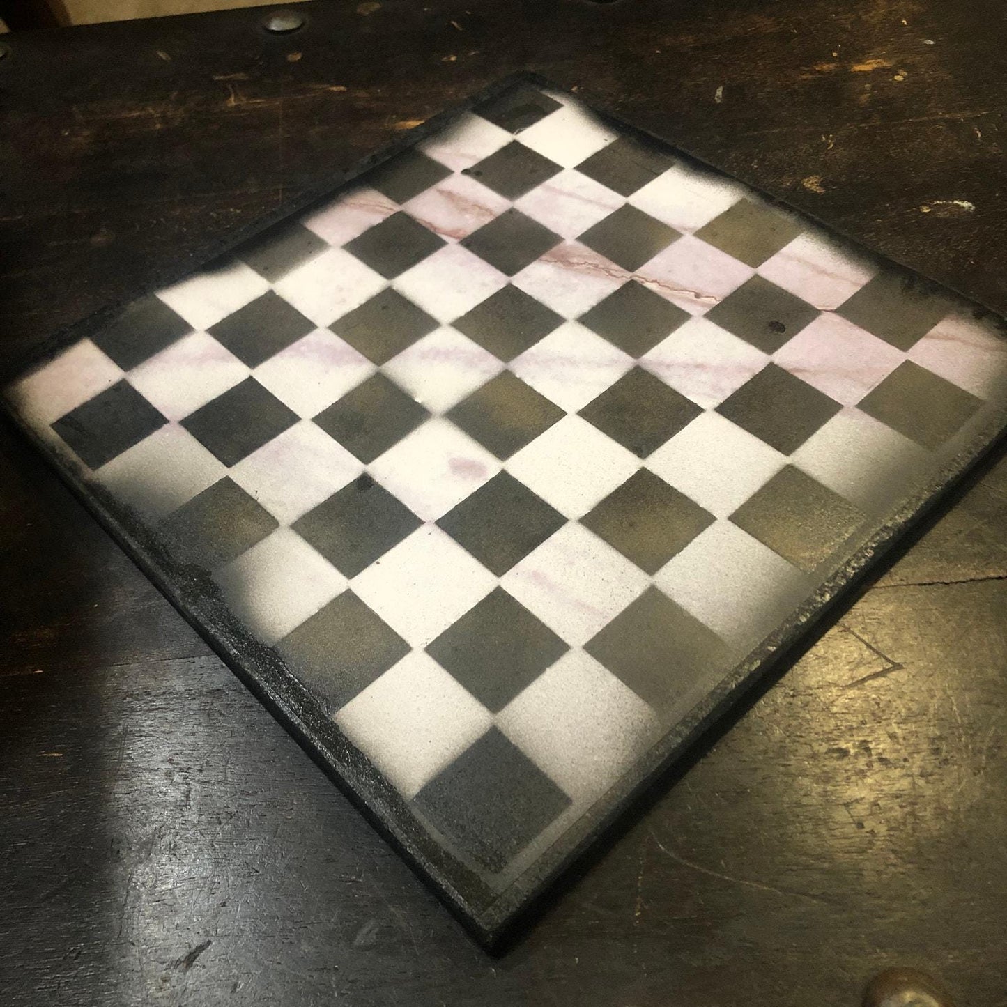 Scrapbook Chess Set - Marble Pattern