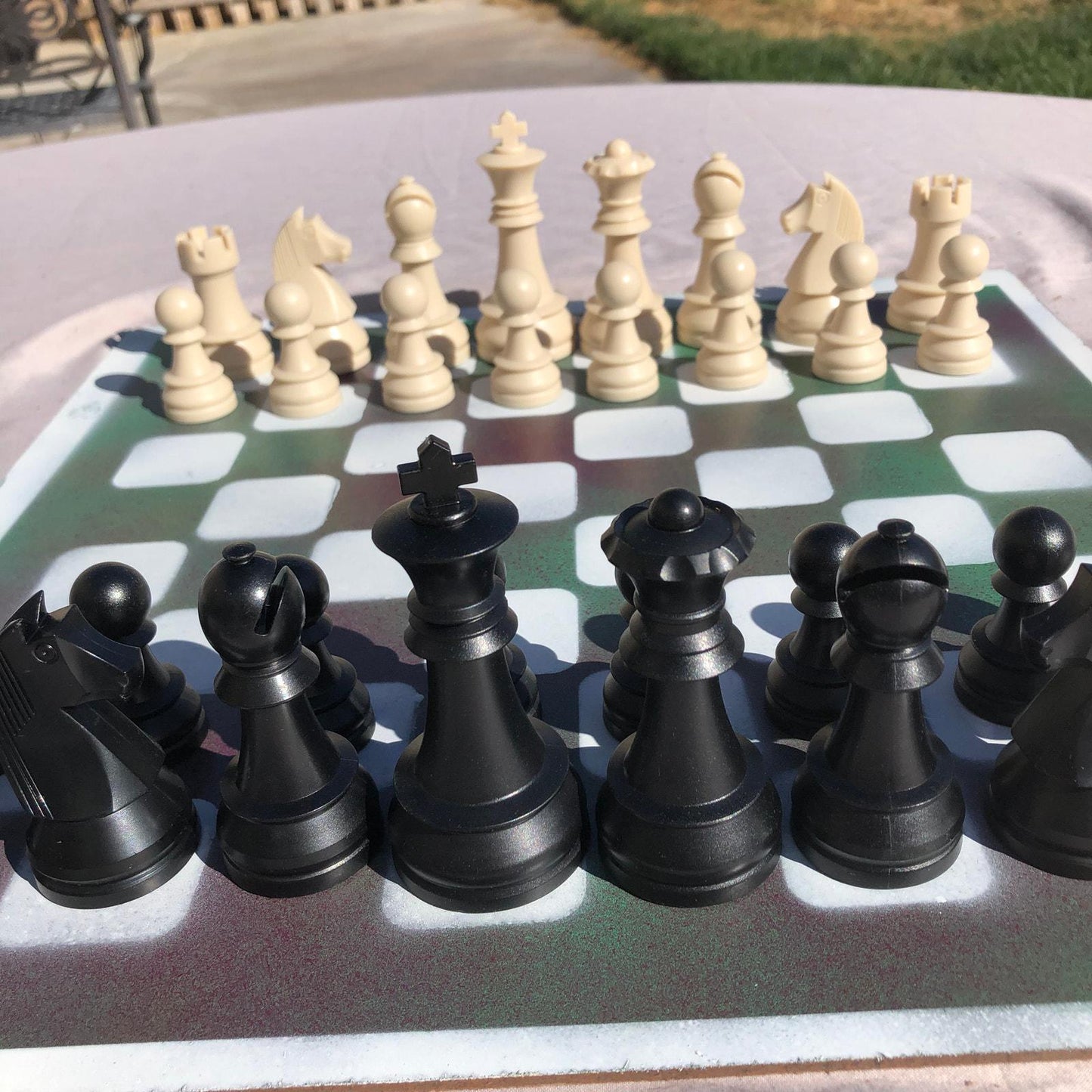 Large Chess Set - Gummy Green