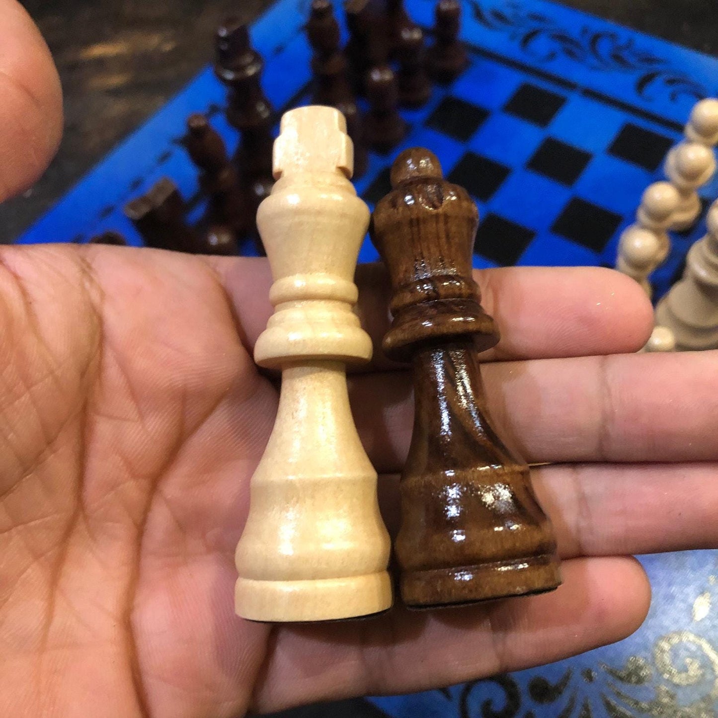 Chess Set - Beautiful Sea Blue