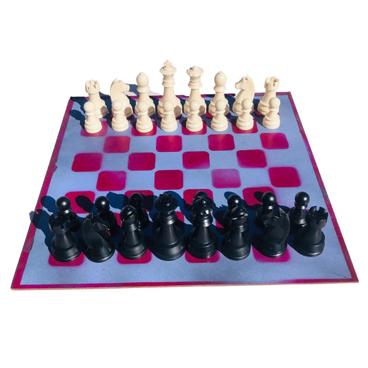 Large Chess Set - Purple Violet