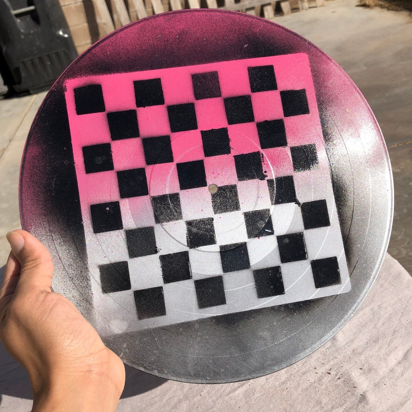 Vinyl Chess Set - Pink Chrome