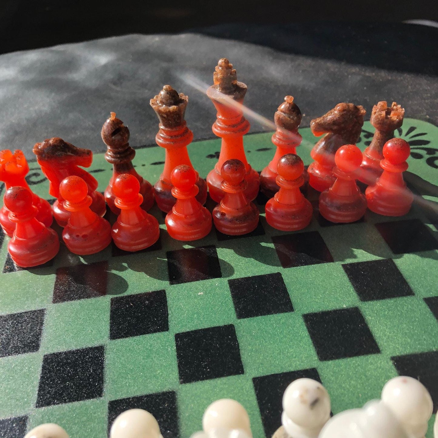 Chess Set - Emerald Green Royal