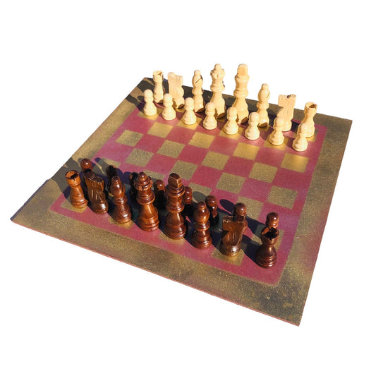 Chess Set - Violet Gold