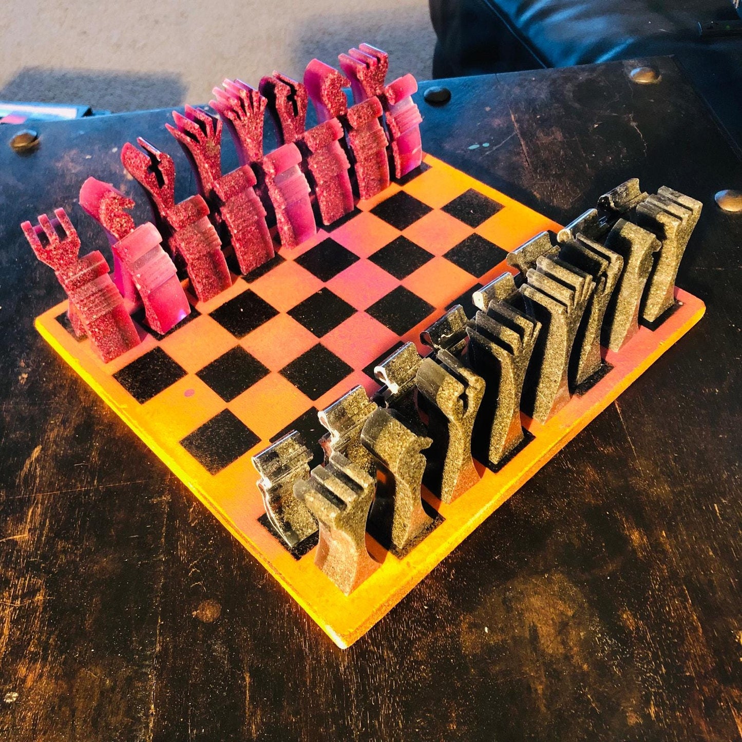 Chess Set - Sunset Purple Royal Edition