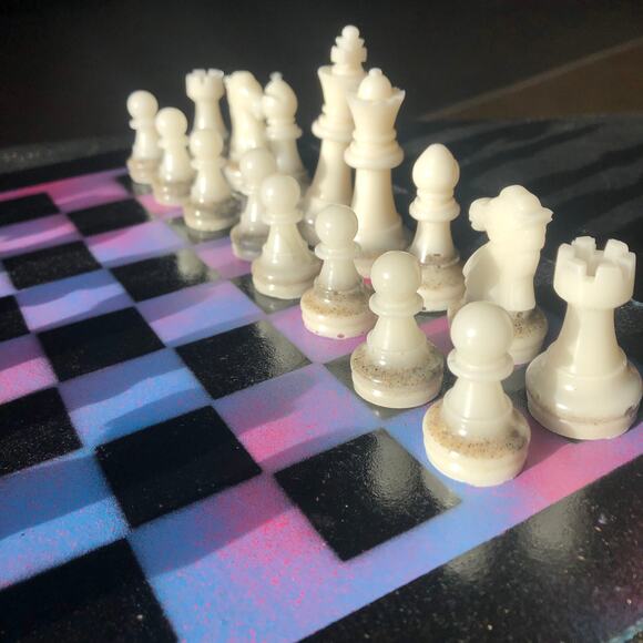 Chess Set - Purple Royal