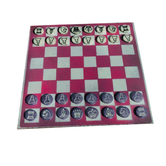 Chess Set - Pink Cotton Candy