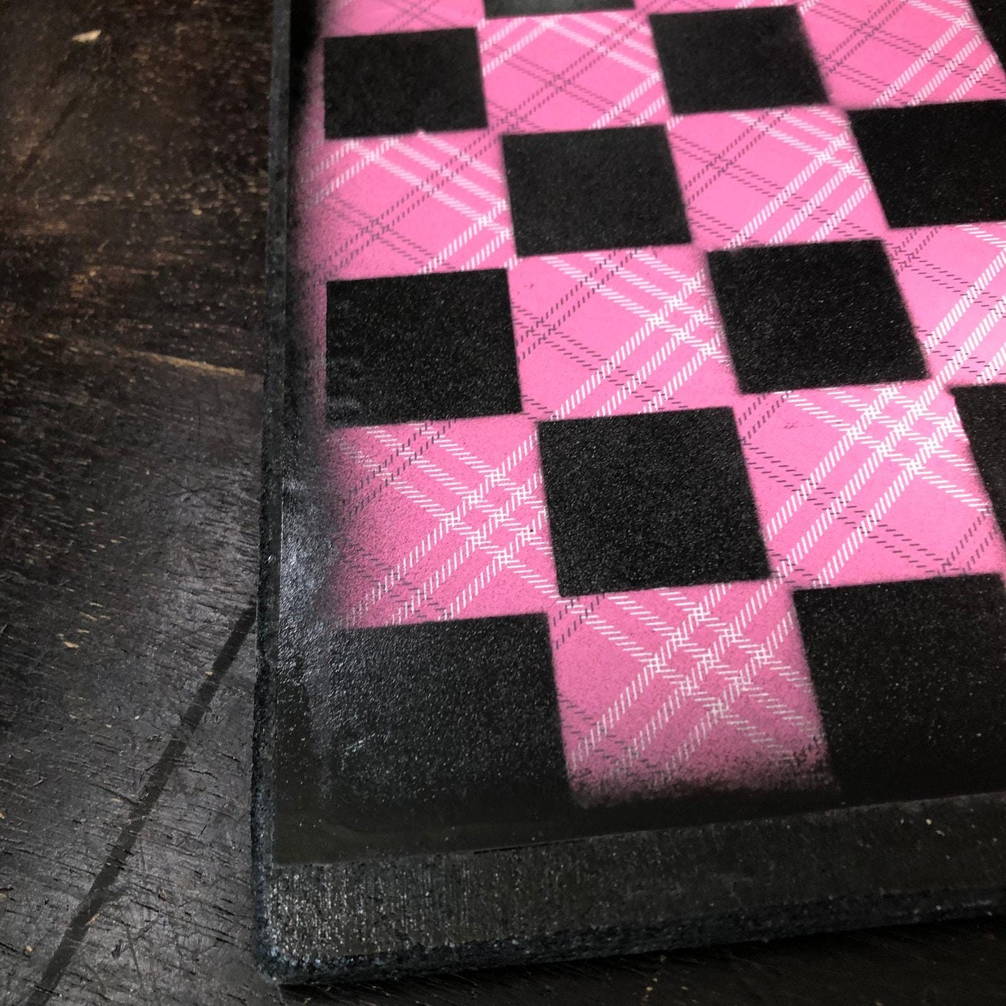 Scrapbook Chess Set - Pink Lines