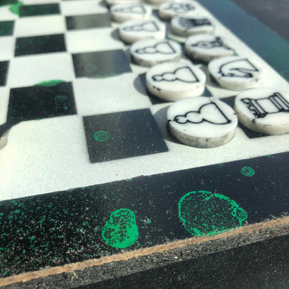 Chess Set - Green Vampire