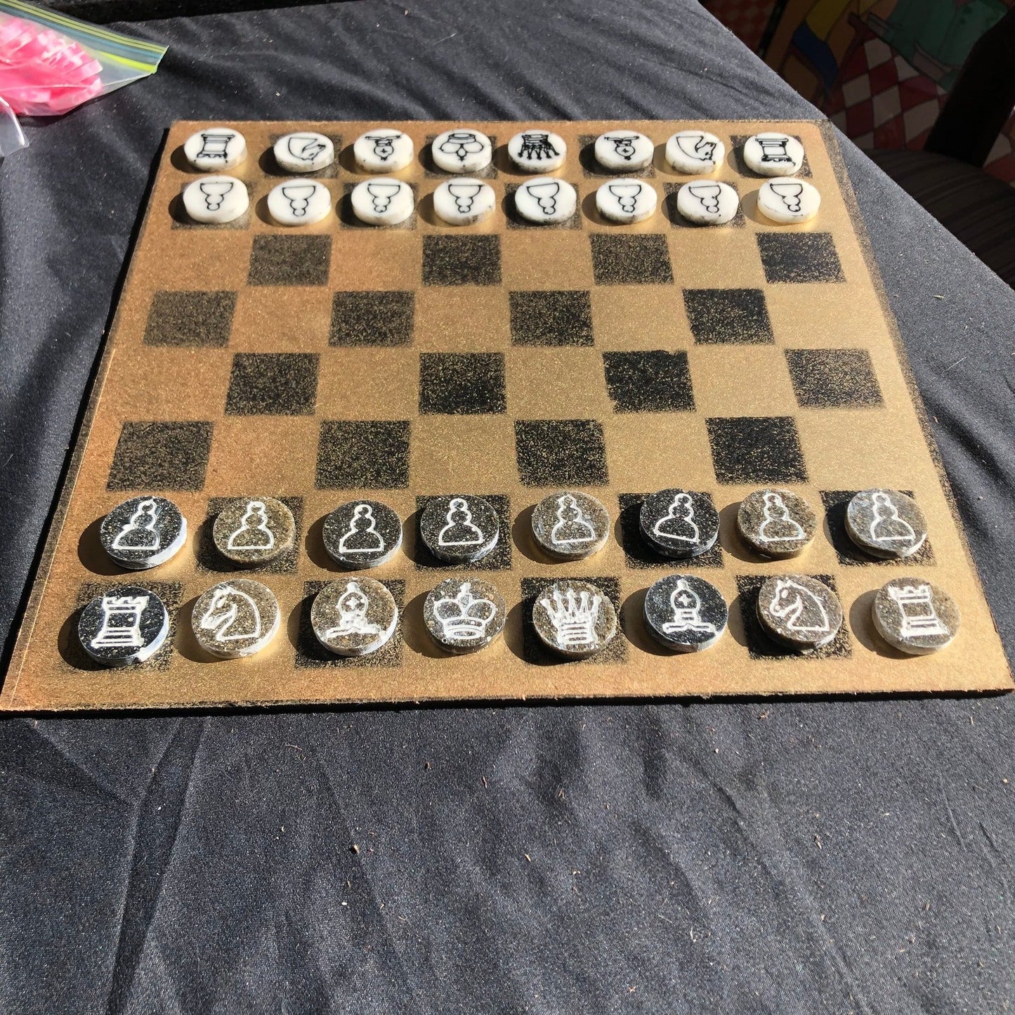 Chess Set - Matte Gold