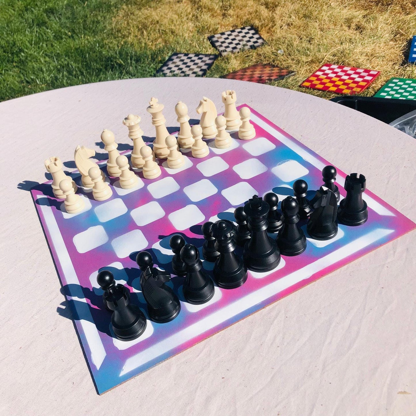 Large Chess Set - Piñata Pink