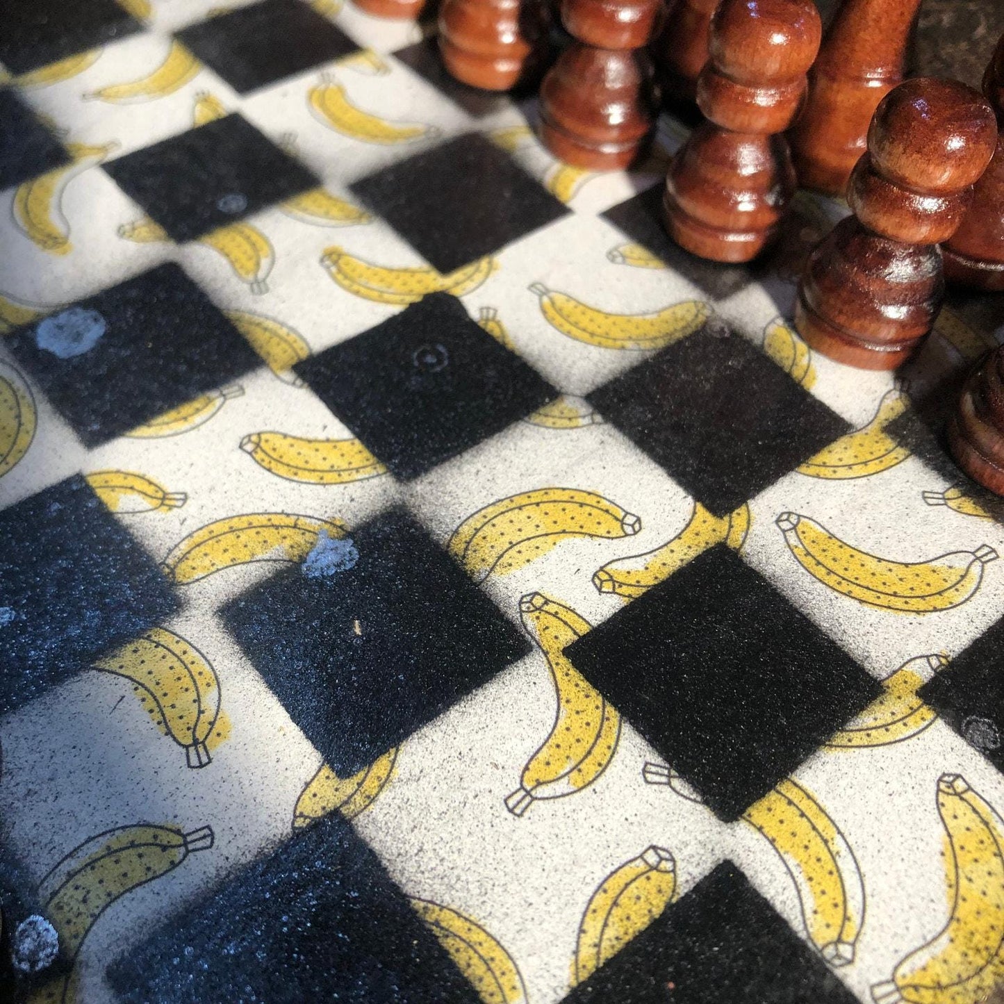 Scrapbook Chess Set - Banana Edition