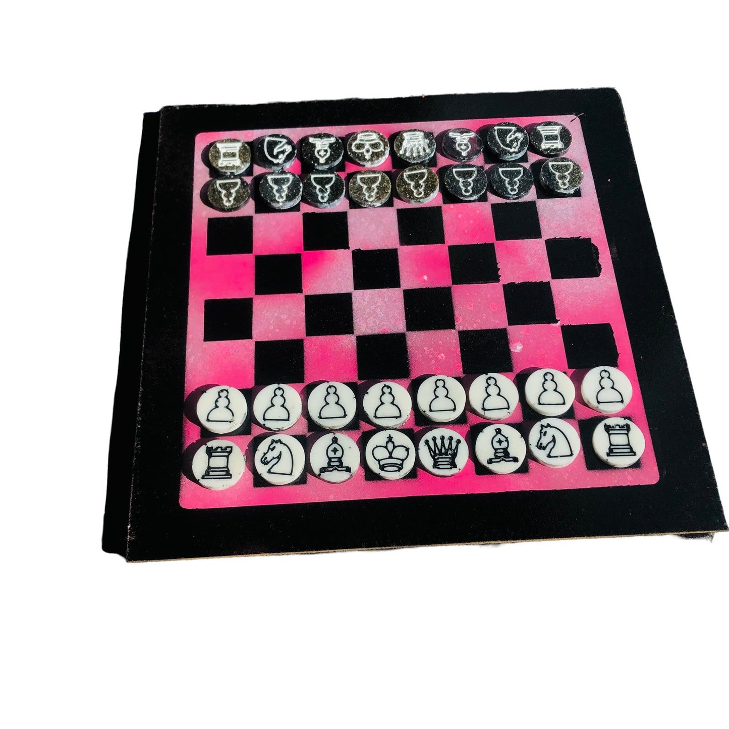 Chess Set - Simplified Pink