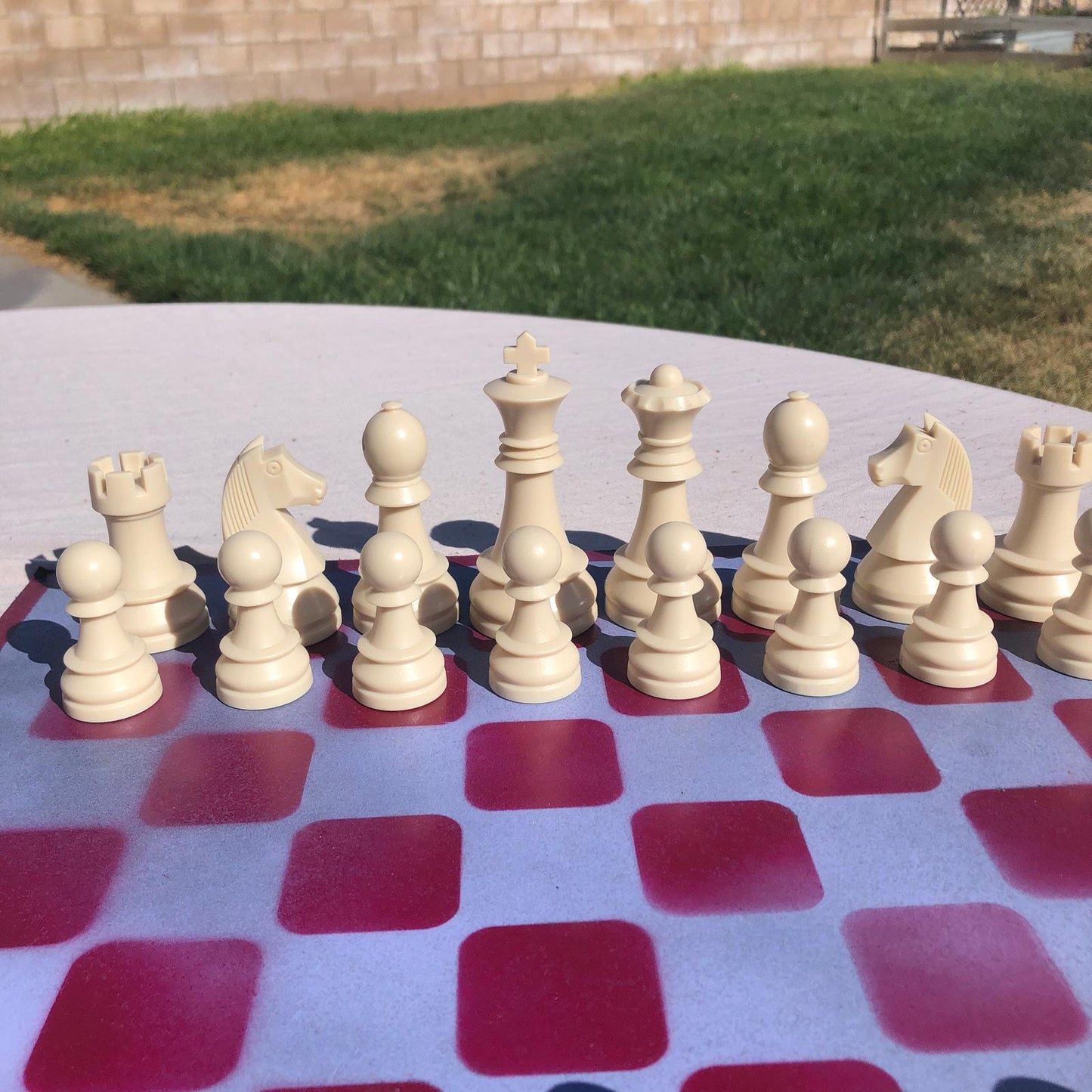 Large Chess Set - Purple Violet