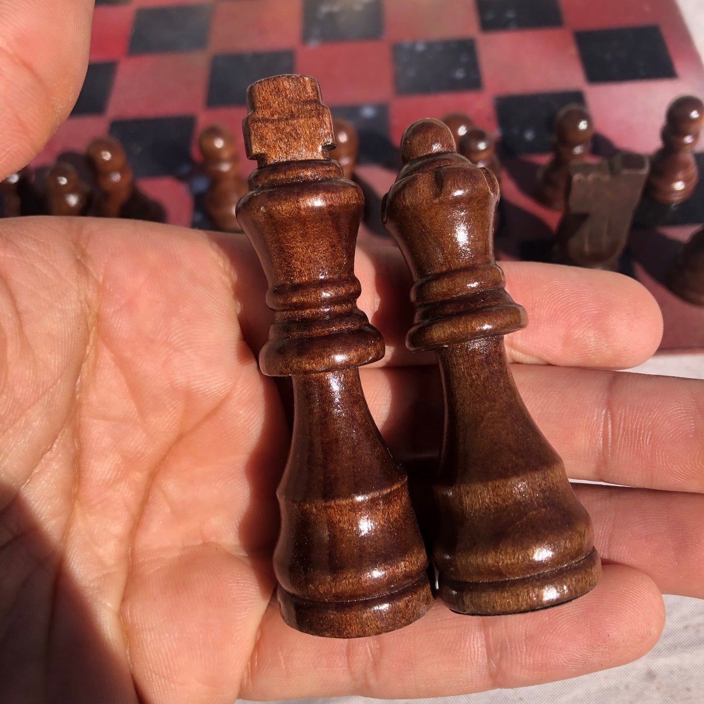 Chess Set - Red Mystic Space