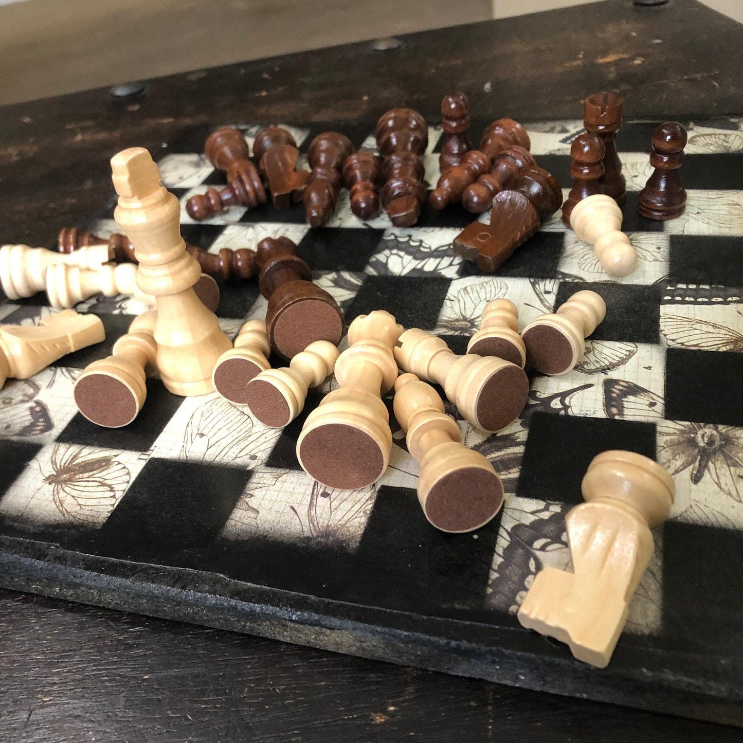 Scrapbook Chess Set - Butterfly Edition