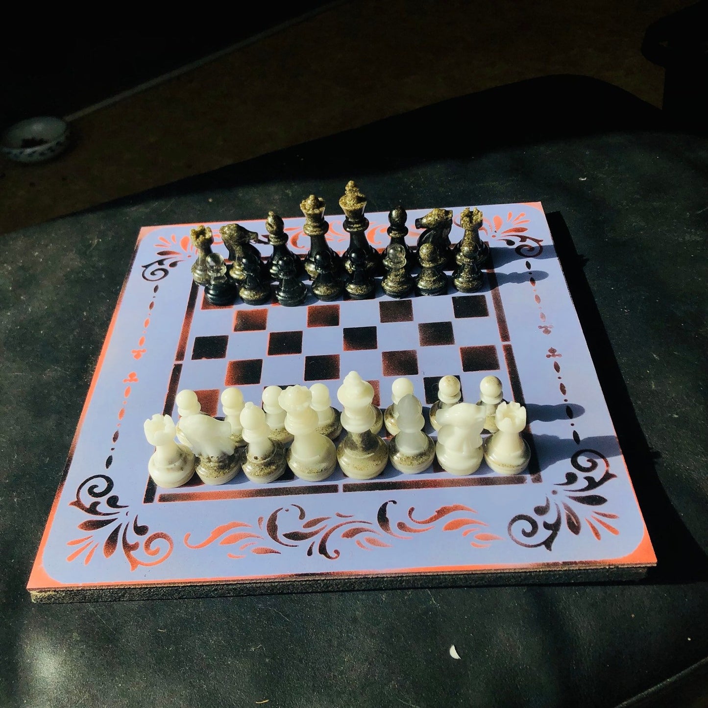 Chess Set - Classic Purple