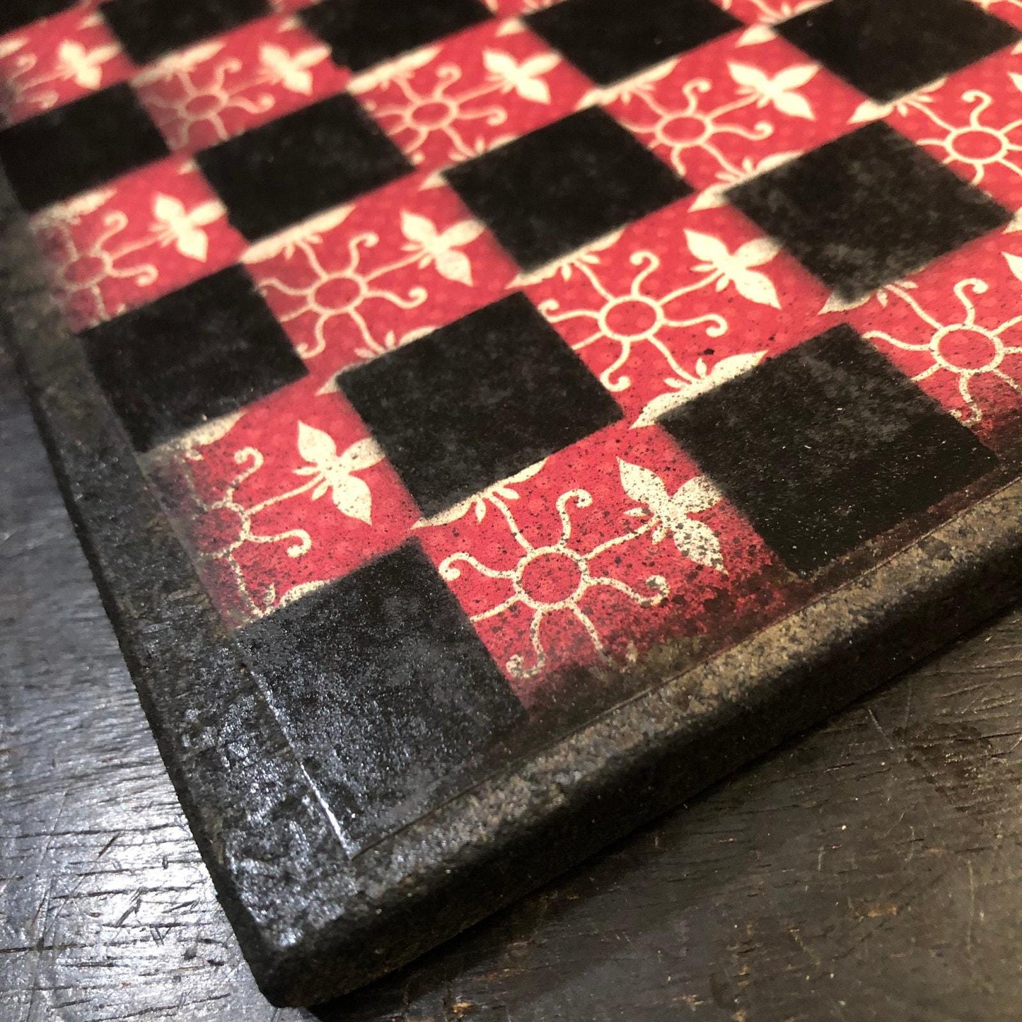 Scrapbook Chess Set - Fancy Red