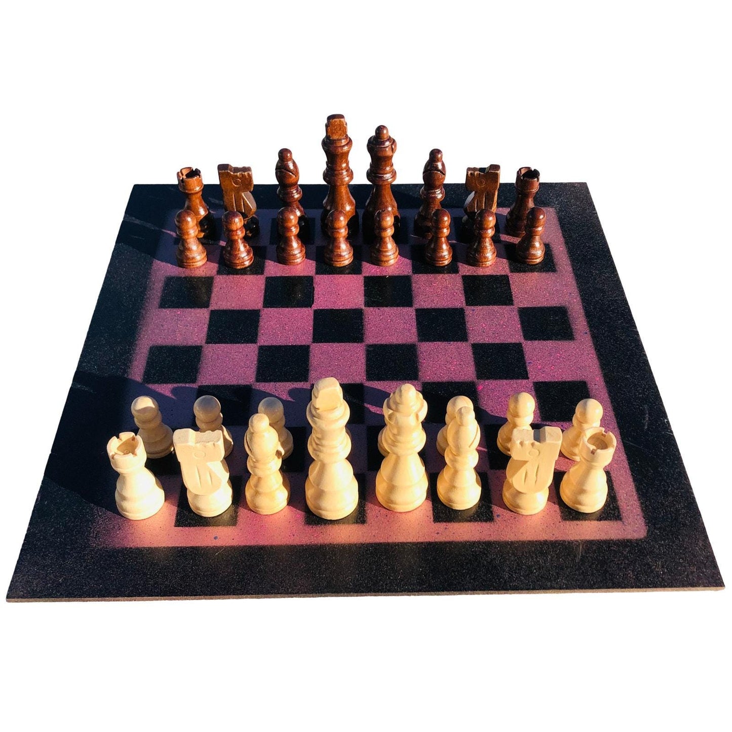 Chess Set - Violet Purple