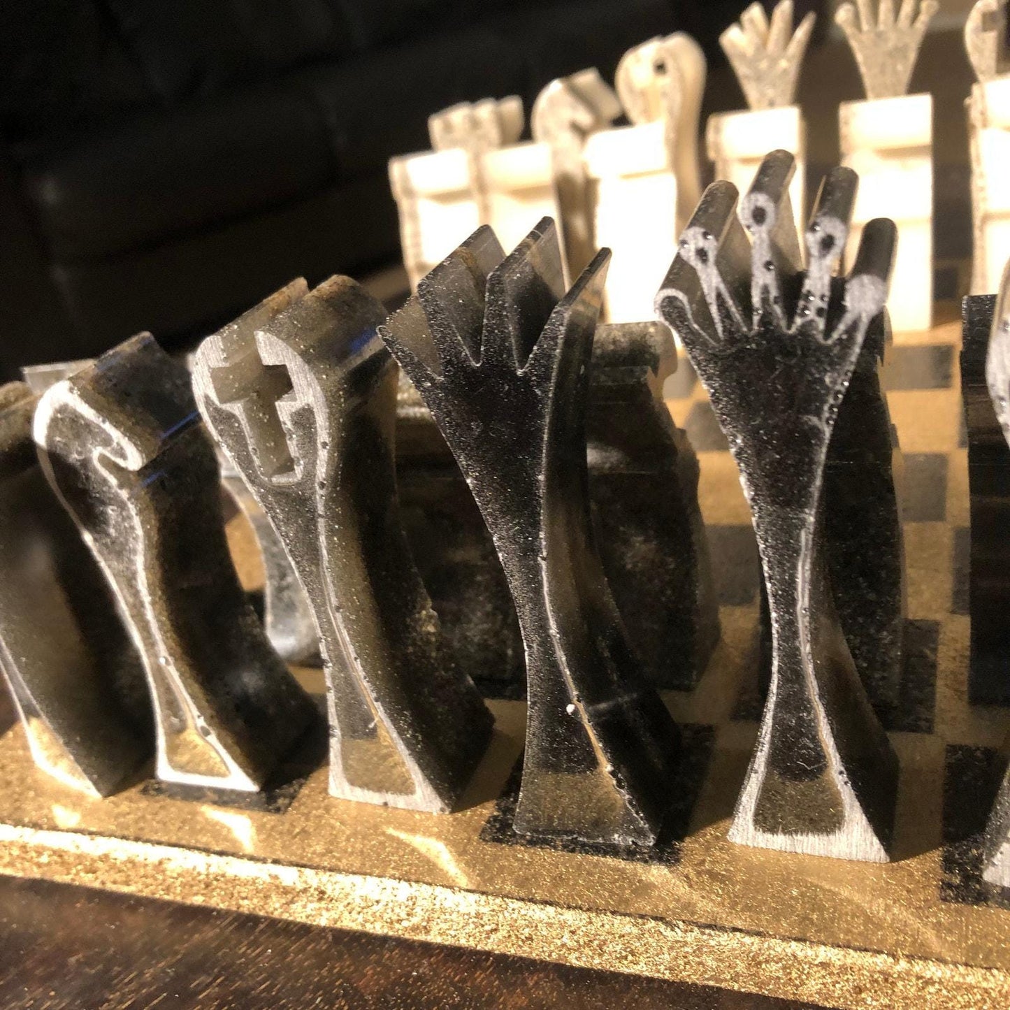 Chess Set - Gold & Black Royal Edition