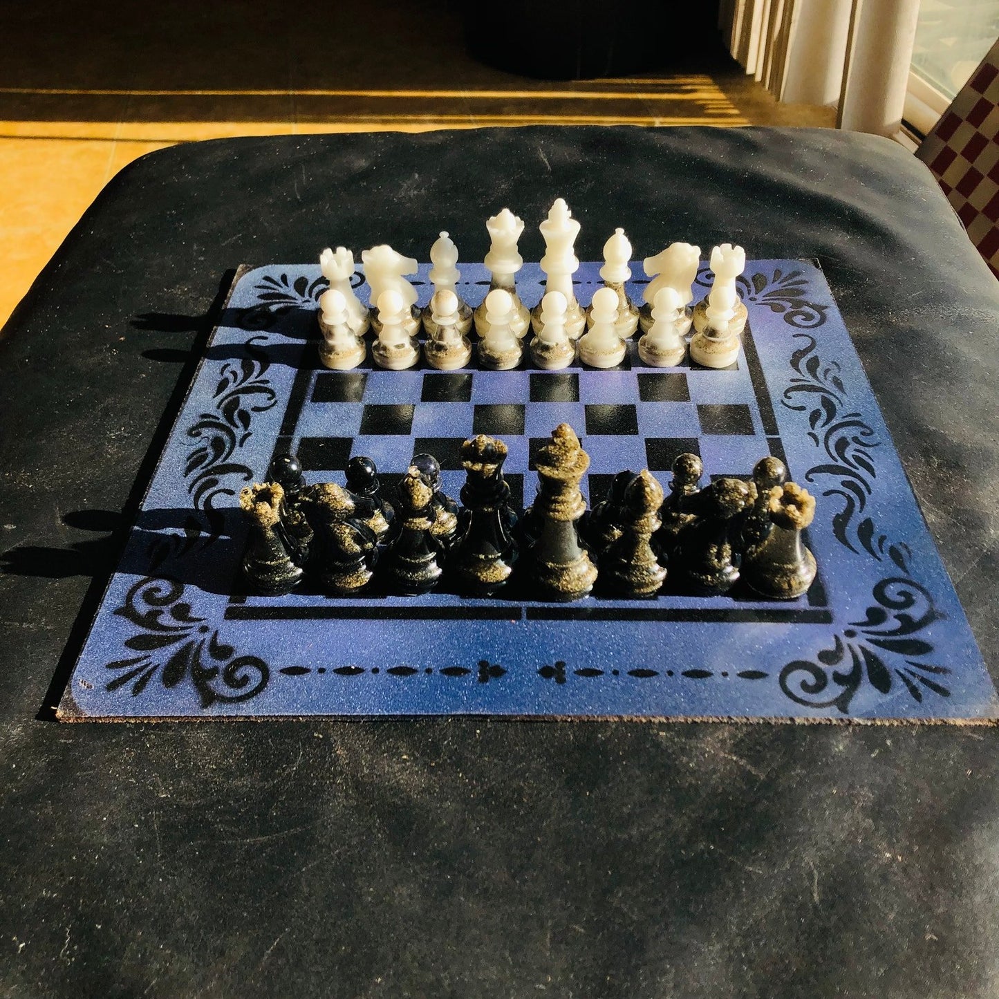 Chess Set - Drizzling Blue