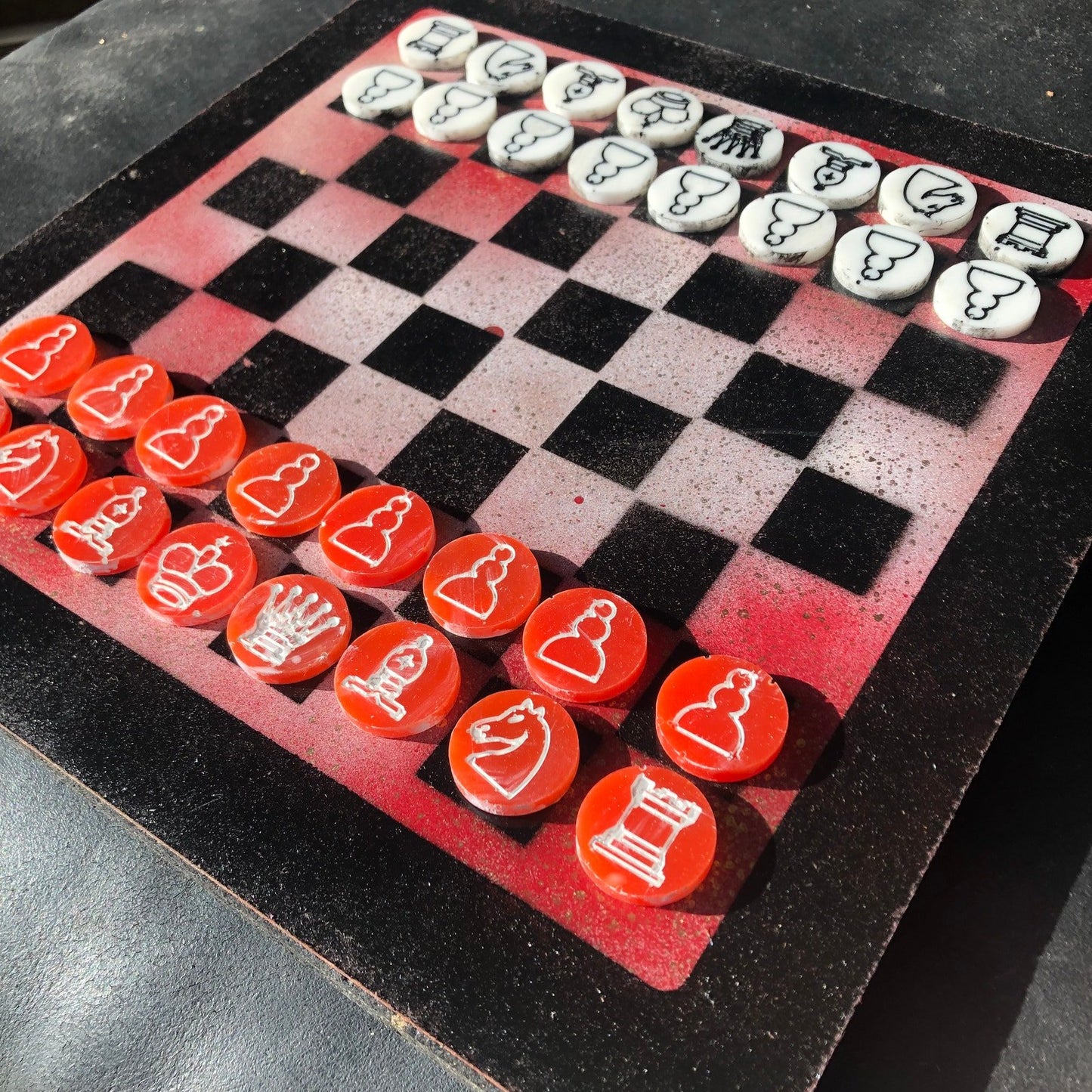 Chess Set - Supreme Red