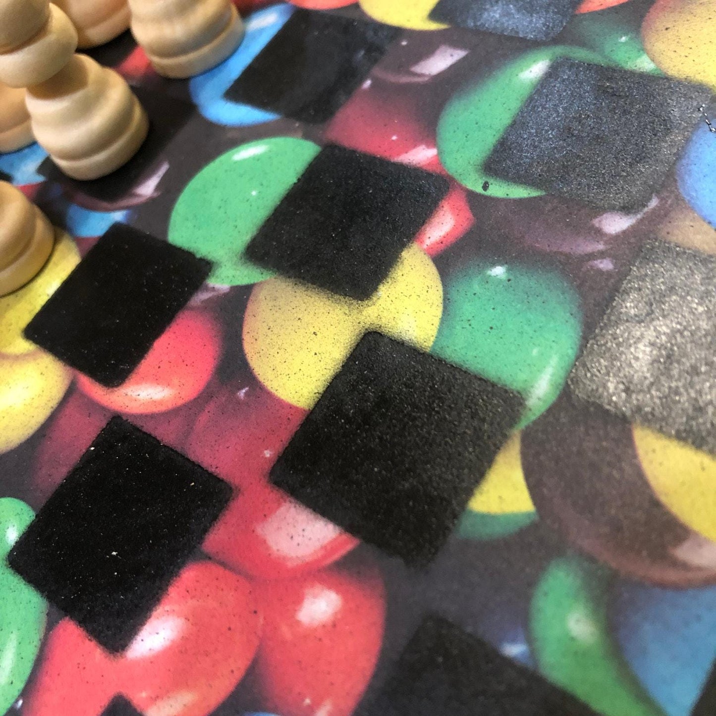 Scrapbook Chess Set - Colored Candy