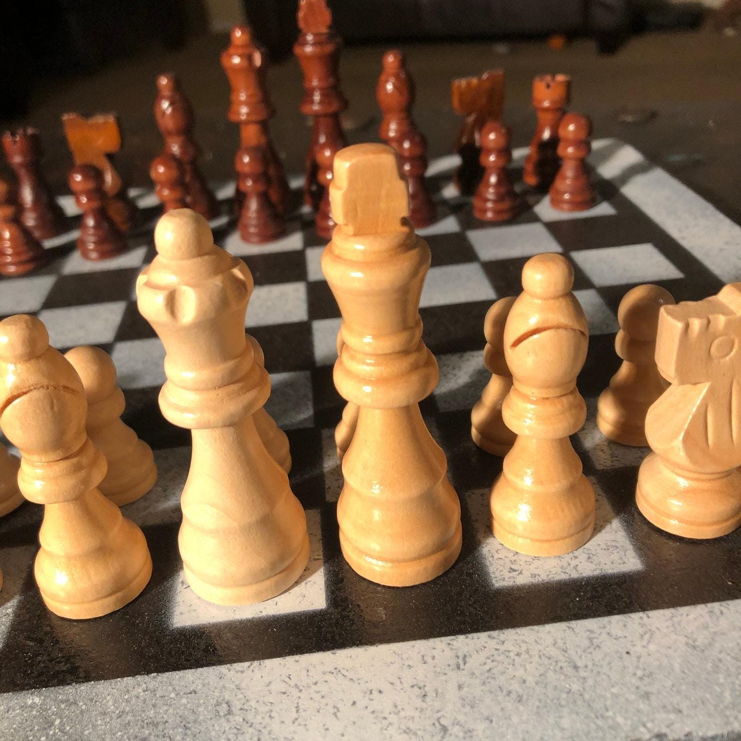 Chess Set - Simple Black & White