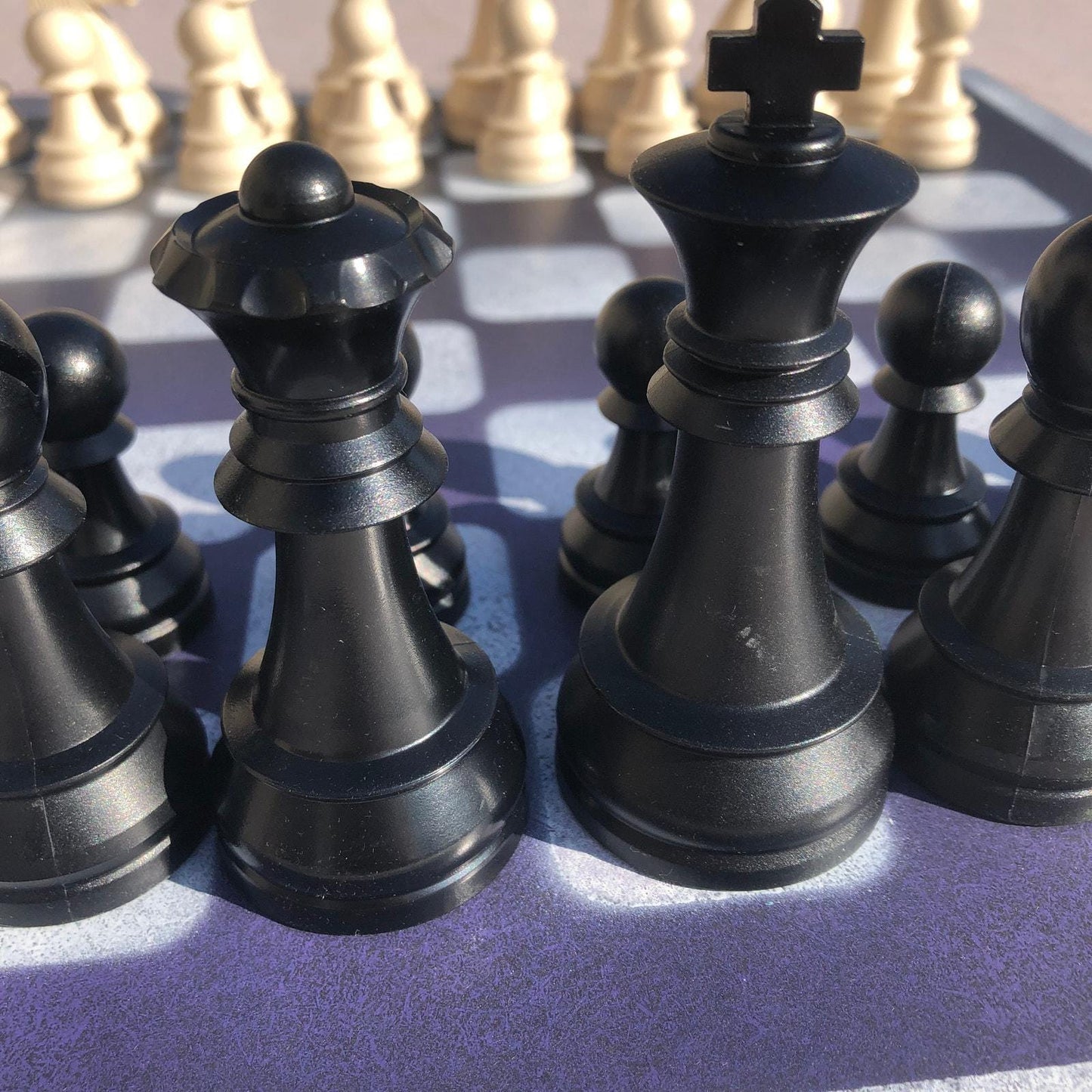 Large Chess Set - Purple Mix