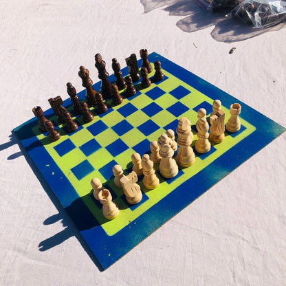 Chess Set - Seattle Green Colors