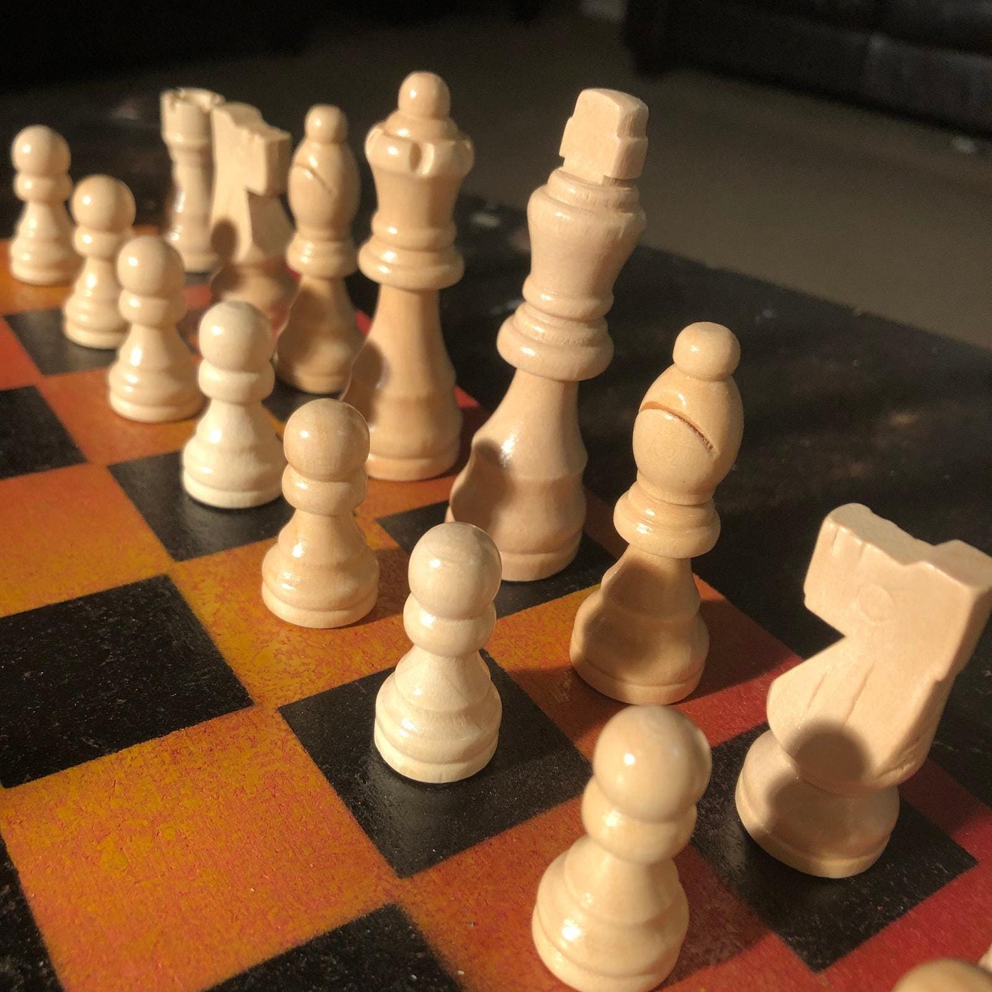 Chess Set - Sunset Orange Edition