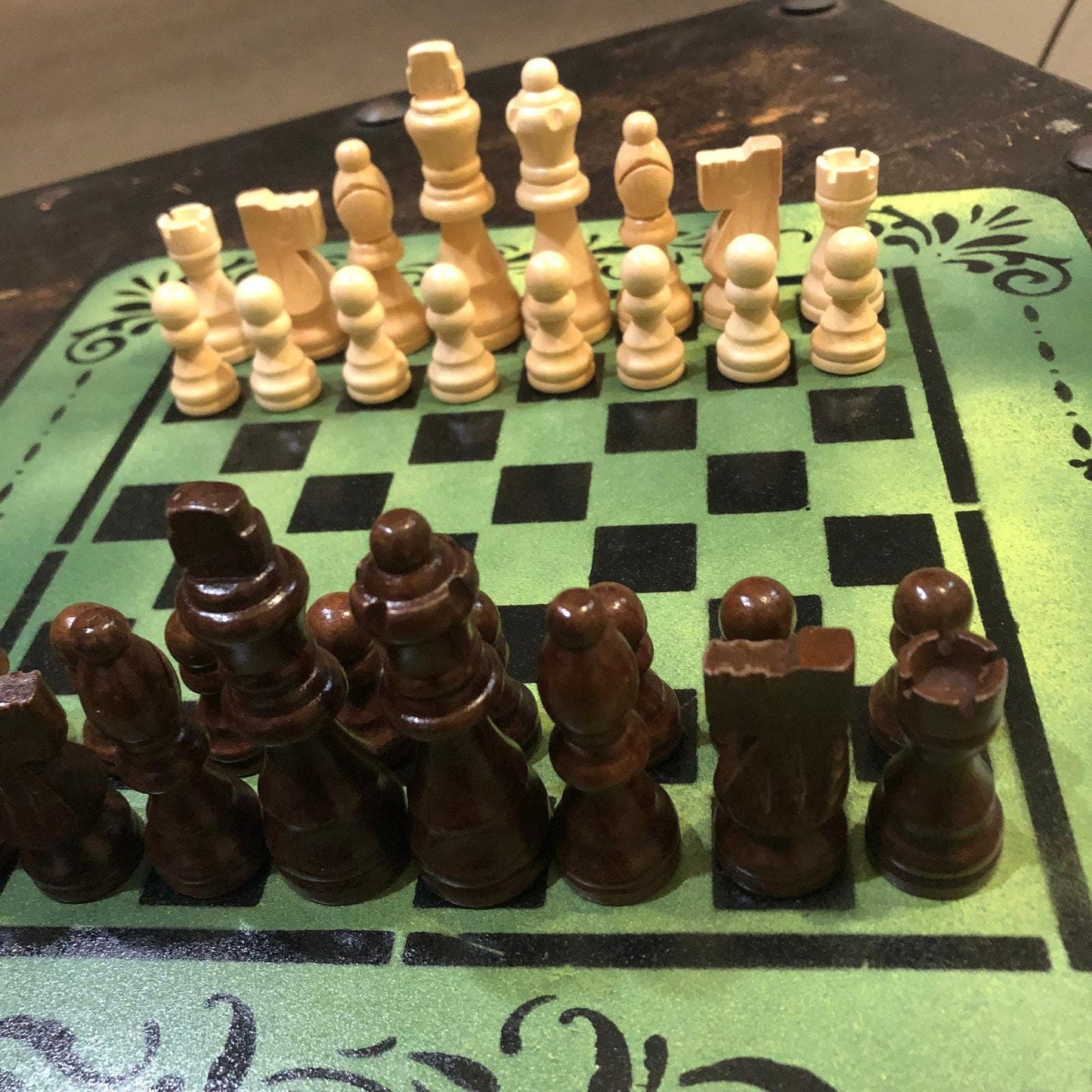 Chess Set - Green Lime Edition