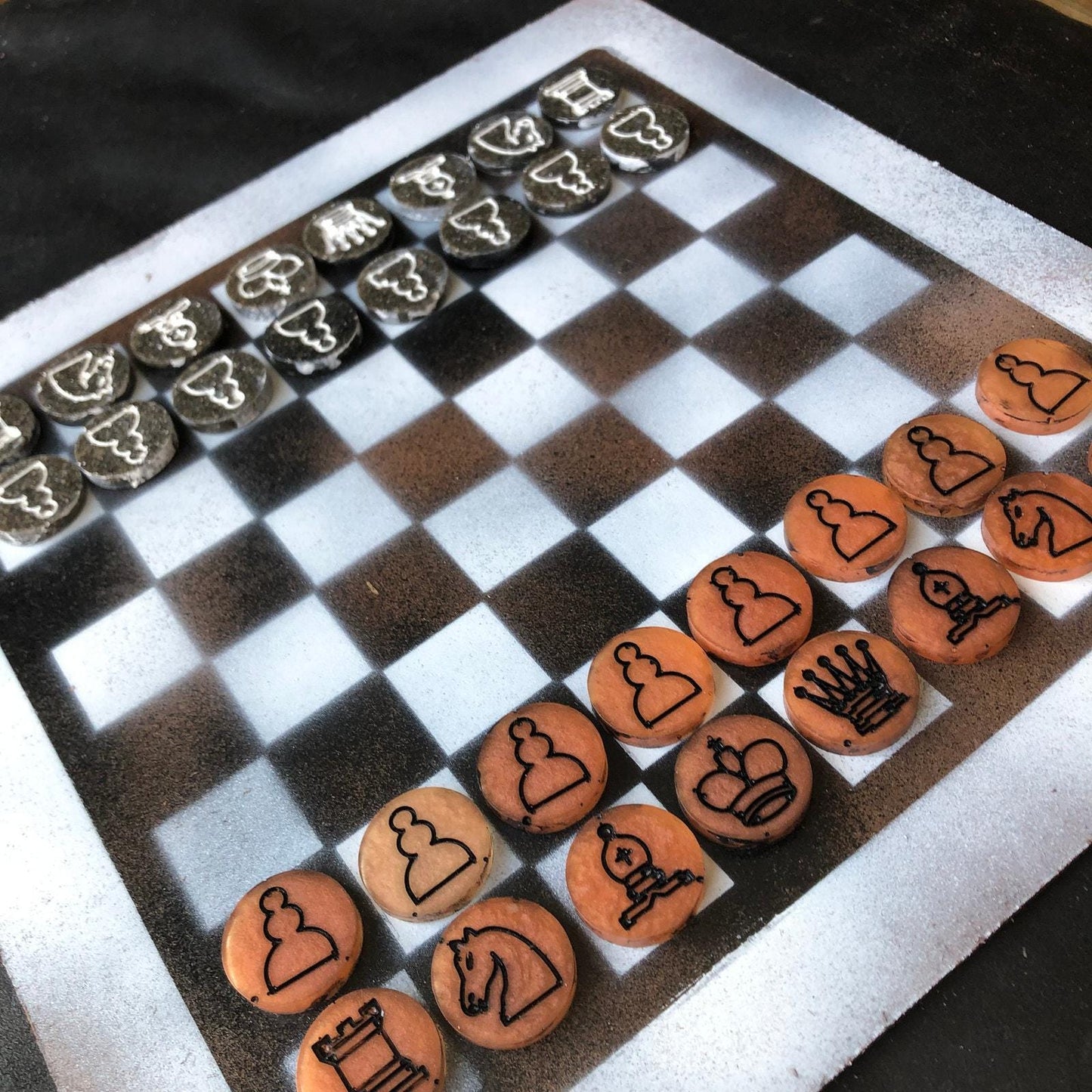 Chess Set - Orange Mix