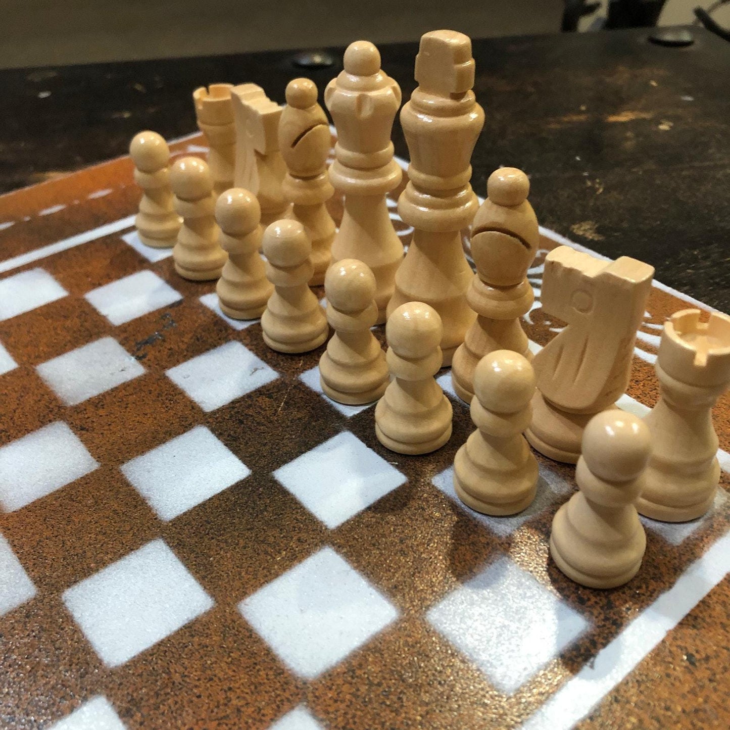 Chess Set - Dark Orange