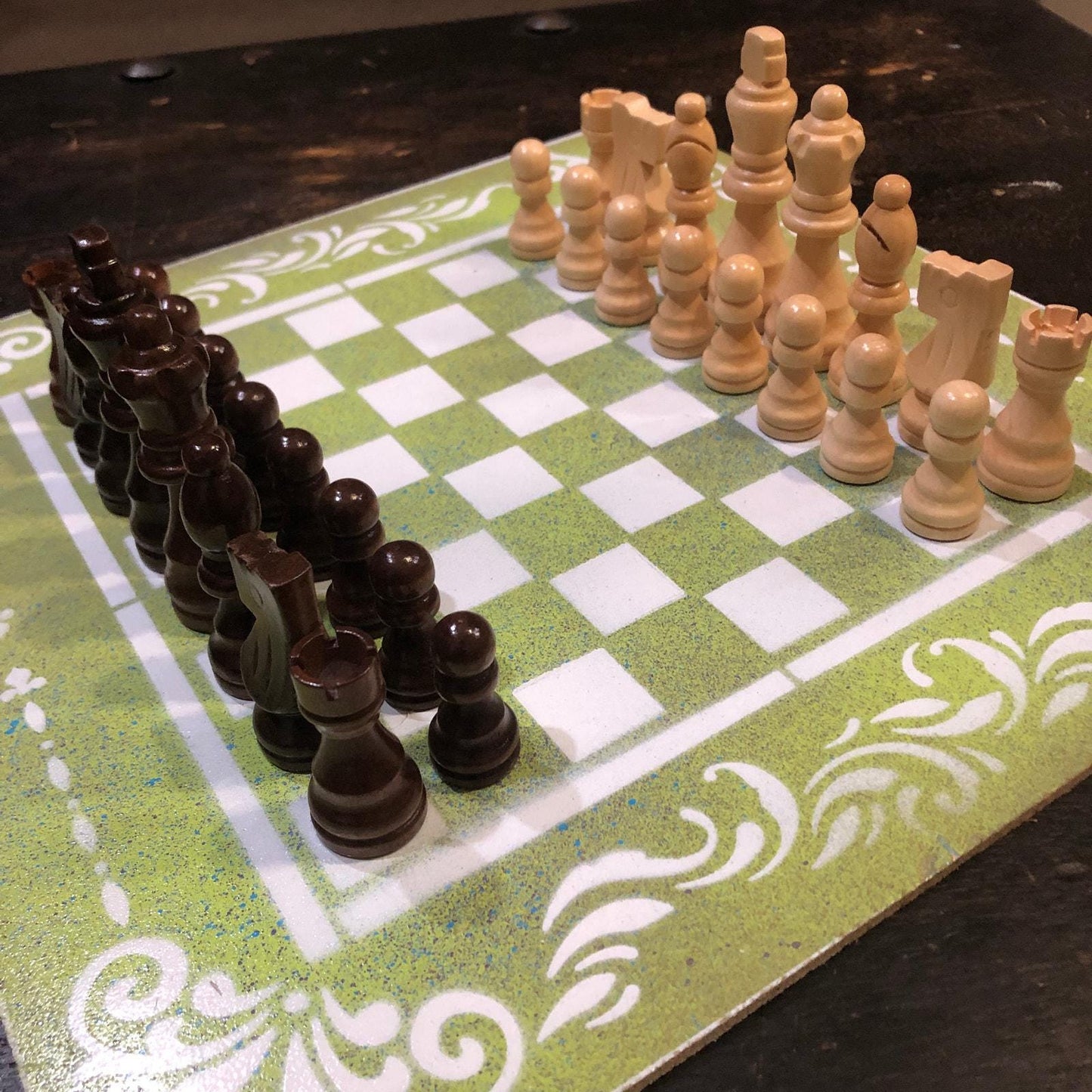 Chess Set - Pear Green