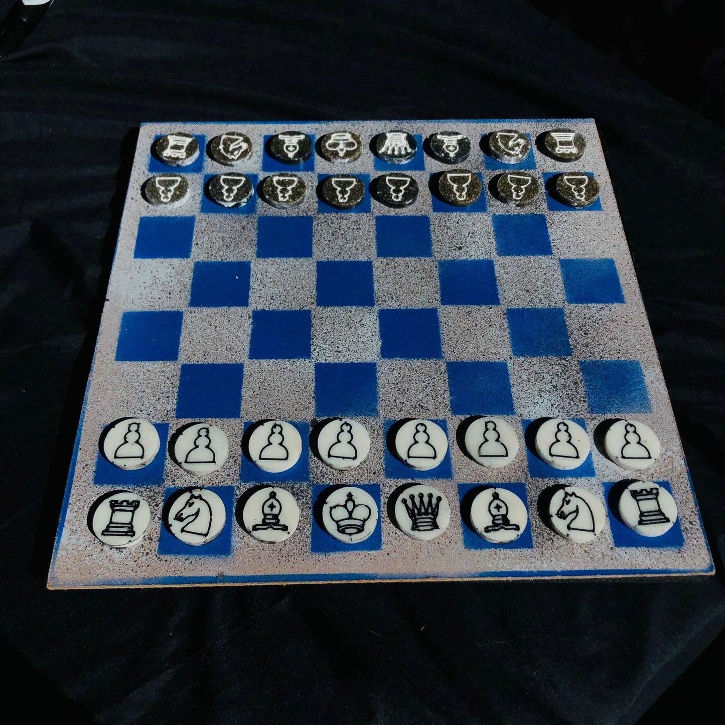 Chess Set - Crusaders Blue