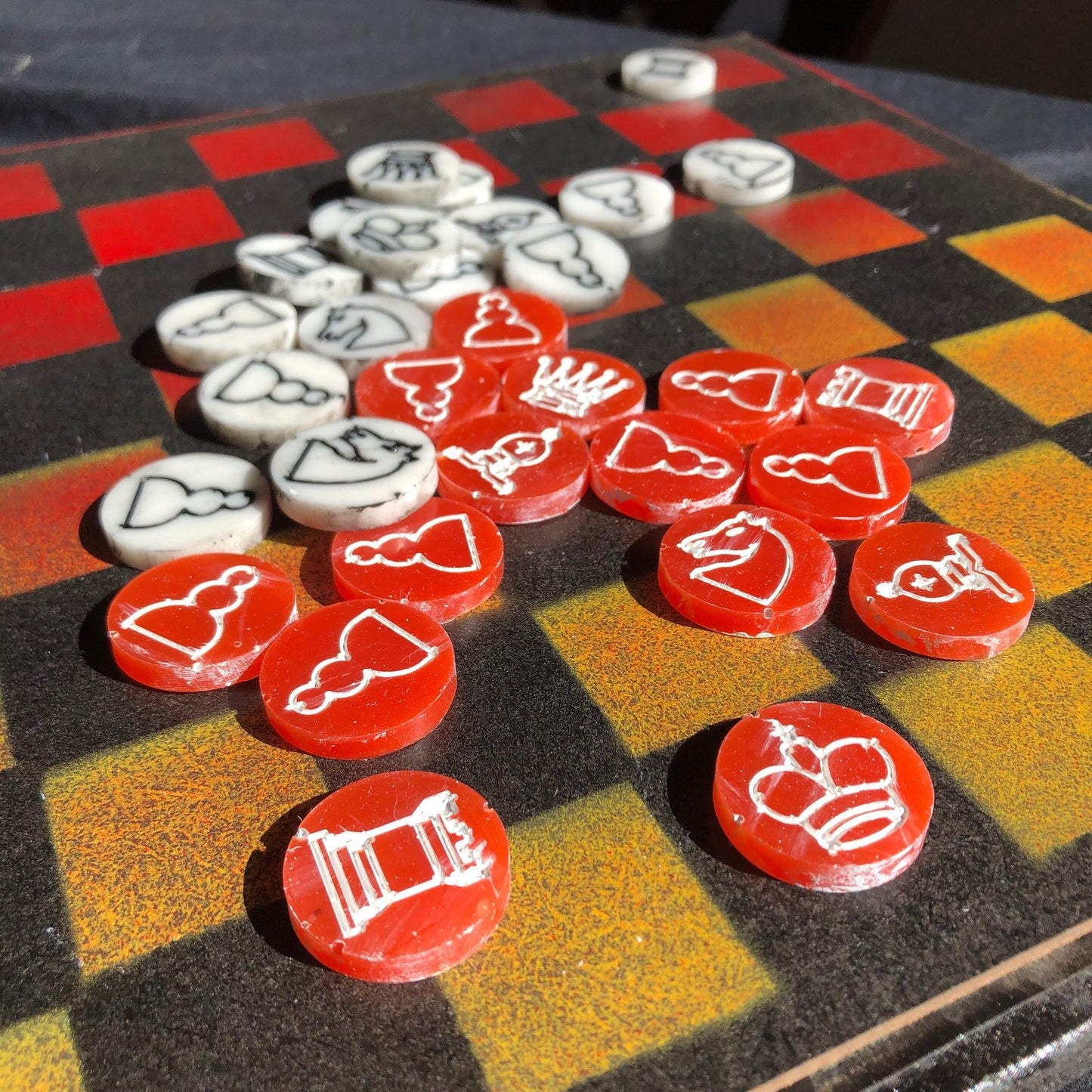 Chess Set - Fire Ember