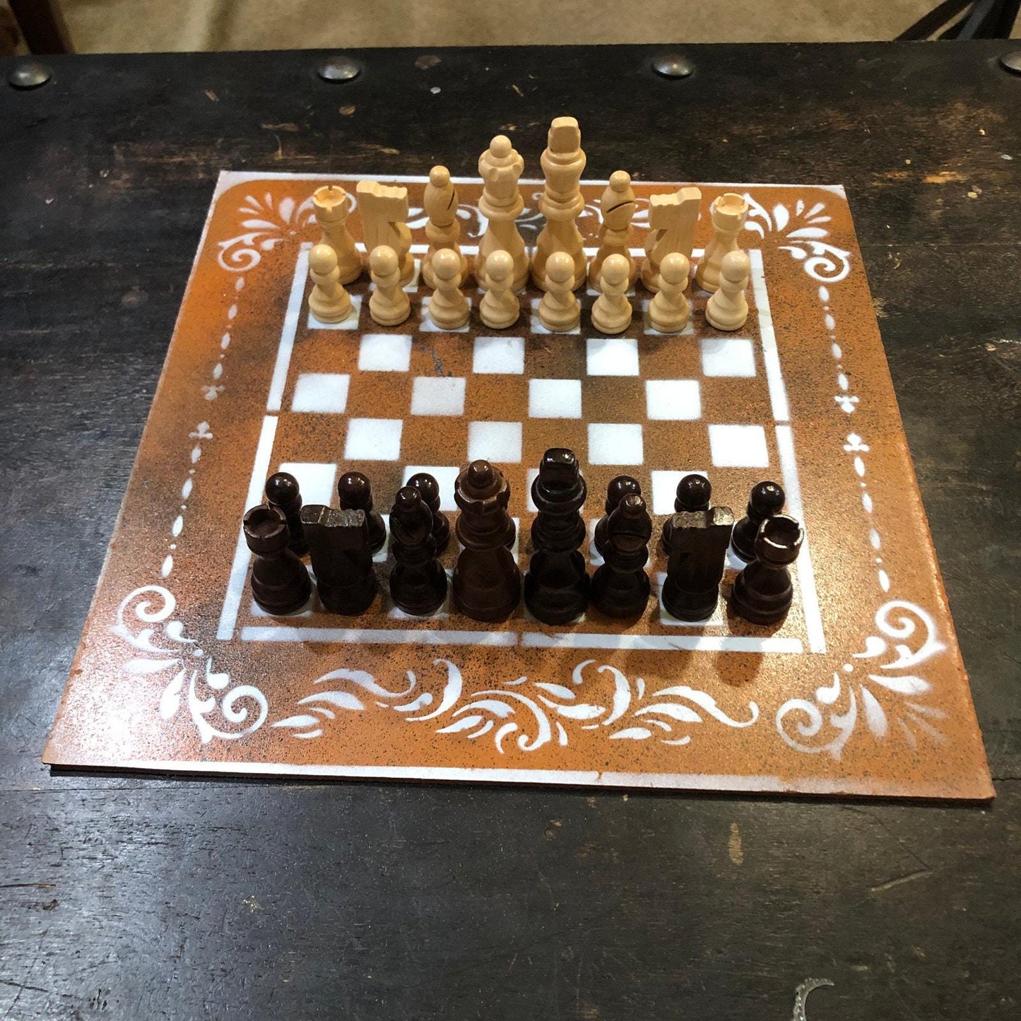 Chess Set - Dark Orange