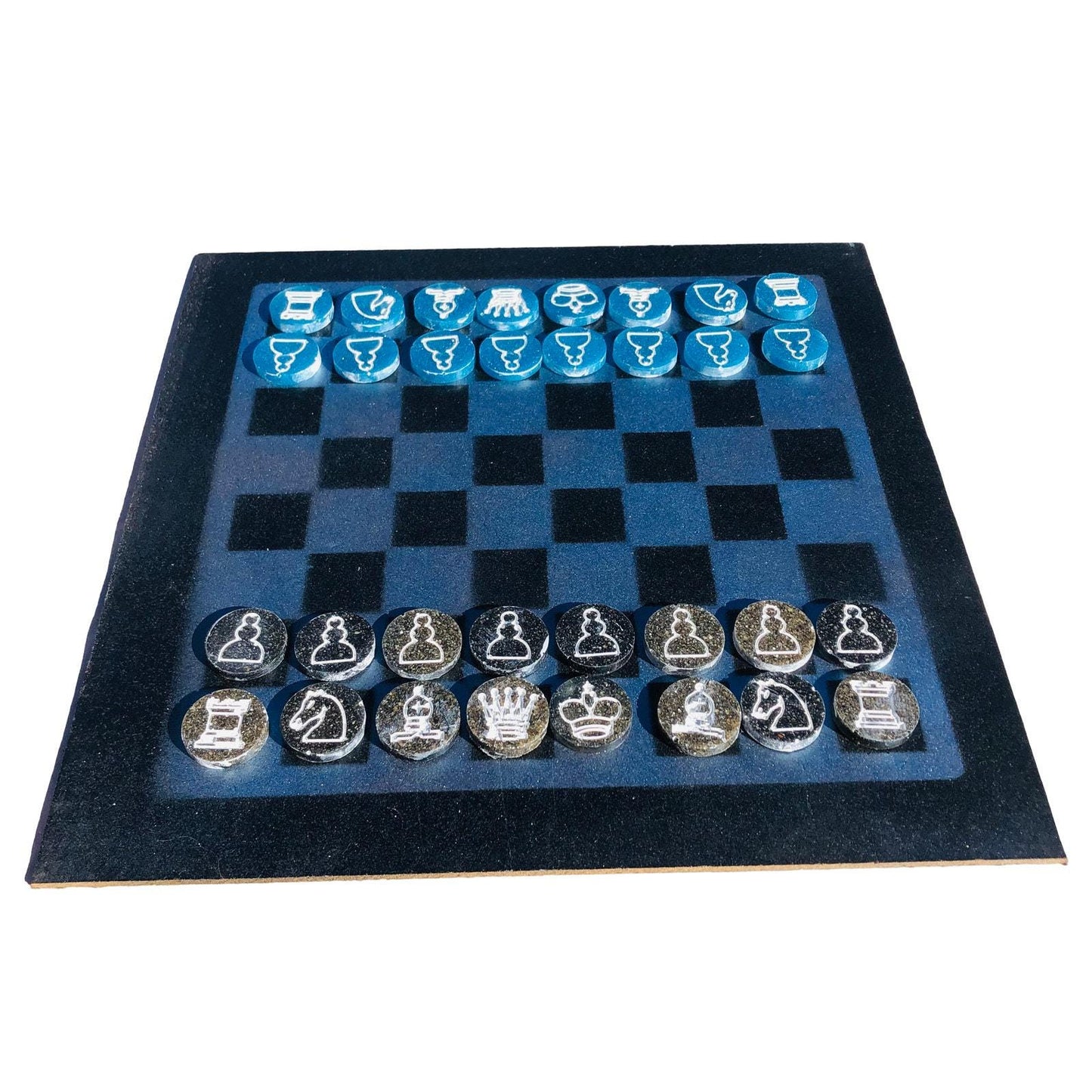 Chess Set - Sparkle Blue