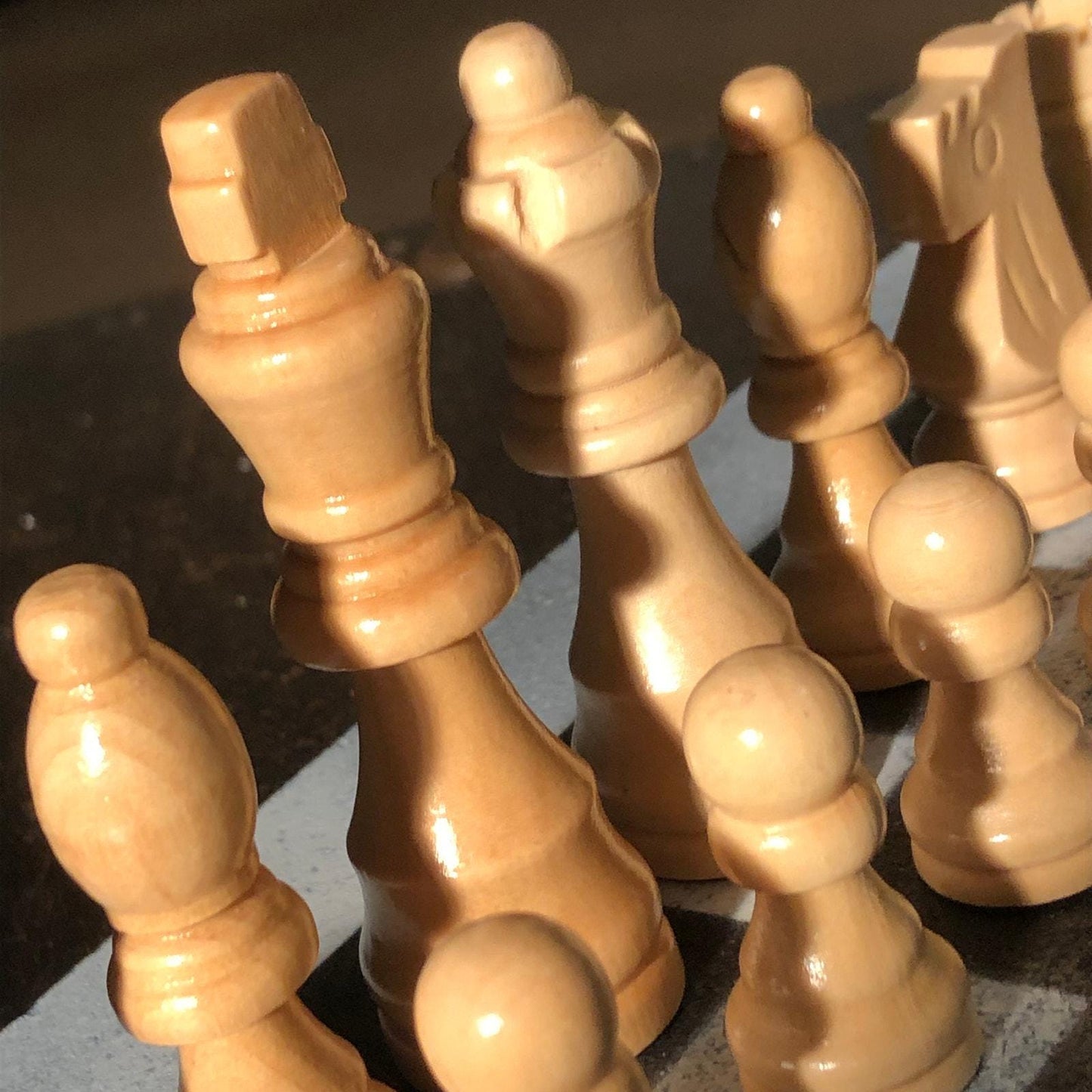 Chess Set - Simple Black & White