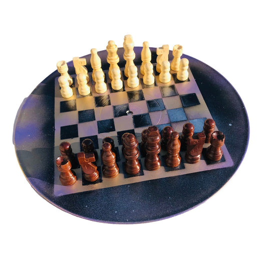 Vinyl Chess Set - Golden Space